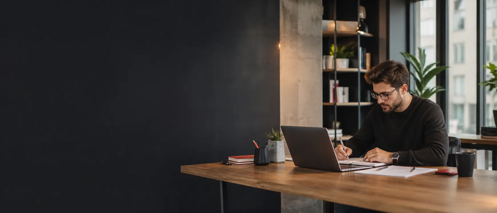 Arbeitsbereich einer Digitalagentur